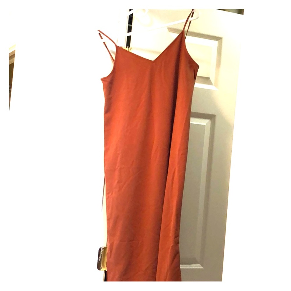 Uniqlo long slip dress